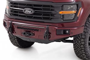 Bumpers & Grille Guards - FXS Front Bumper | E2 Magma Red | EcoBoost | Ford F-150 2WD/4WD (2021-2025)