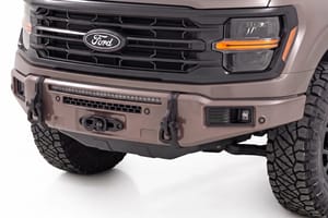 Rough Country FXS Front Bumper | D1 Stone Gray | EcoBoost | Ford F-150 2WD/4WD (2021-2025)