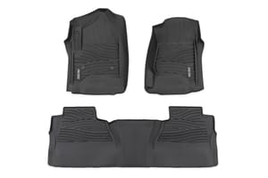 Interior & Floor Mats - Flex-Fit Floor Mats | FR & RR | FR Bucket | Crew | Chevy/GMC 1500/2500HD/3500HD 2WD/4WD