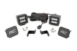 LED Lighting - LED Light Kit | Ditch Mount | 2" Black Pair | Spot | Ford F-150 (15-26)/F-150 Lightning (22-26)
