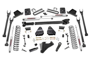 Rough Country 6 Inch Lift Kit | Diesel | 4-Link | FR D/S | Ford F-250/F-350 Super Duty (17-22)