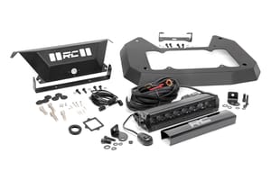 Tire Carriers - Spare Tire Carrier Delete | 8 Inch BLK Ser LED | Jeep Wrangler JL (18-24)
