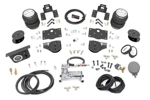 Rough Country Air Spring Kit w/compressor | 4 Inch Lift Kit | Ram 1500 4WD (2019-2026)