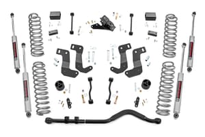 Rough Country 3.5 Inch Lift Kit | C/A Drop | 4-Door | EcoDiesel | Jeep Wrangler Unlimited (20-23)
