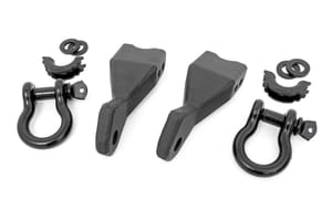 Rough Country Tow Hook Brackets | D-Ring Combo | Chevy Silverado 1500 2WD/4WD (2019-2022)