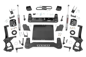 Rough Country 6 Inch Lift Kit | Mono Leaf Rear | Diesel | GMC Sierra 1500 2WD/4WD (25-26)