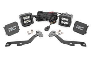 LED Lighting - LED Light Kit | Ditch Mount | 2" Black Pair | Spot | Ram 1500 2WD/4WD (19-26)
