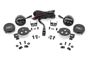 LED Lighting - LED Fog Light Kit | 3.5 Inch Round Black Series | Amber DRL | Ram 1500 (2019-2024)