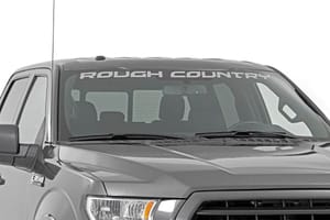 Rough Country Rough Country Decal | 3 Inch x 49 Inch | Curved | Silver