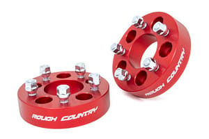 Wheel Accessories - 1.5 Inch Wheel Spacers| 5x4.5 | Red | Jeep Cherokee XJ/Comanche MJ/Wrangler TJ