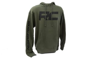 Rough Country Rough Country Hoodie | RC Topographical Sleeve | Army Green | SM