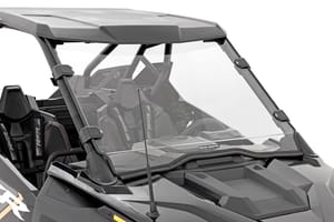 Rough Country Full Windshield | Scratch Resistant | Polaris RZR Turbo R