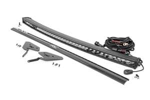 Rough Country LED Light Kit | 30 Inch Curved | Front Bracket | Black Series | Polaris RZR Turbo S4