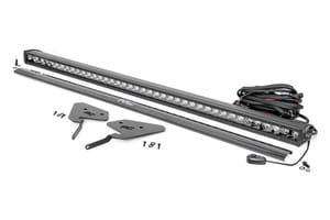Rough Country LED Light Kit | 30 Inch | Black Series | Front Mount | Polaris RZR Turbo S4