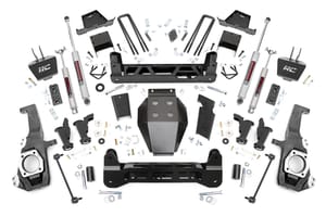Rough Country 7 Inch Lift Kit | Torsion Drop | w/ Overloads | Chevy/GMC 2500HD/3500HD (20-26)