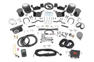 Rough Country Air Spring Kit w/compressor | Wireless Controller | 3-5 Inch Lift Kit | Chevy/GMC 2500HD/3500HD (20-