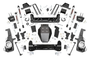 Rough Country 7 Inch Lift Kit | Torsion Drop | V2 | w/ Overloads | Chevy/GMC 2500HD/3500HD (20-26)