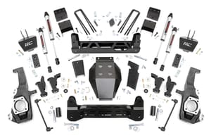 Rough Country 5 Inch Lift Kit | Torsion Drop | V2 | w/ Overloads | Chevy/GMC 2500HD/3500HD (20-26)