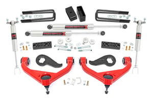 Rough Country 3 Inch Lift Kit | UCAs | M1 | w/ Overloads | Chevy/GMC 2500HD/3500HD (20-26)