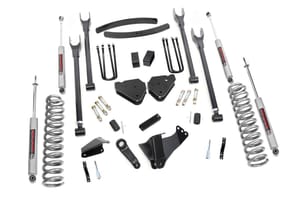 Rough Country 6 Inch Lift Kit | Diesel | 4 Link | No OVLDS | Ford F-250/F-350 Super Duty (05-07)