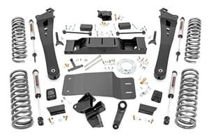 Rough Country 5 Inch Lift Kit | Dual Rate Coils | V2 | Non-AISIN | Ram 2500 4WD (2019-2024)