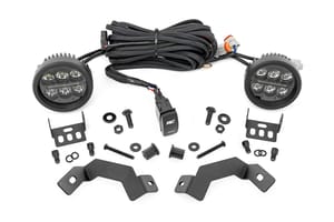 LED Lighting - LED Light Kit | Ditch Mount | Black Series Round | 3.5 Inch | Amber DRL | Toyota LandCruiser (2024)