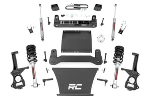 Rough Country 6 Inch Lift Kit | Mono Leaf Rear | N3 Struts | Chevy Silverado 1500 (25-26)