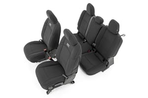 Interior & Floor Mats - Seat Covers | Front and RR No Cup Holder | Jeep Gladiator JT 4WD (2020-2026)