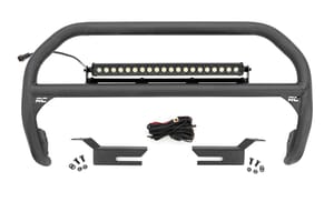 Rough Country Nudge Bar | 20 Inch Black Single Row LED | Ford Bronco 4WD (2021-2026)