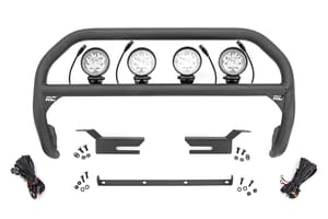 Rough Country Nudge Bar | 4 Inch Round Led (x4) | Ford Bronco 4WD (2021-2026)
