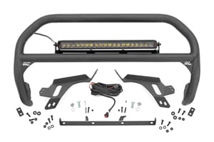 Rough Country Nudge Bar | w/ Tow Hooks | Spectrum Series LED | Ford Bronco Sport 4WD (21-24)