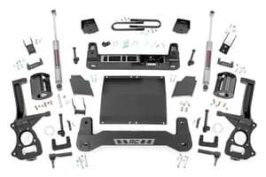 Rough Country 6 Inch Lift Kit | Mono Leaf Rear | Diesel | Chevy Silverado 1500 4WD (25-26)