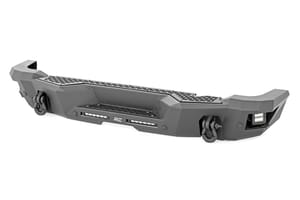 Rough Country Rear Bumper | Black Series LED | Flood | Ford Bronco 4WD (2021-2026)