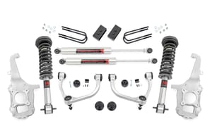 Rough Country 4 inch Lift Kit | Forged UCA | M1/M1 | No Cut | Ford F-150 4WD (2021-2026)