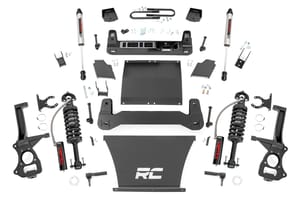 Rough Country 6 Inch Lift Kit | Mono Leaf Rear | Vertex/V2 | Chevy Silverado 1500 (22-24)