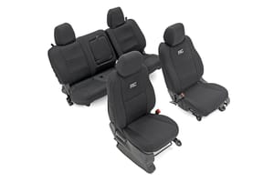 Rough Country Seat Covers | FR & RR | Crew Cab | Nissan Frontier 2WD/4WD (2022-2026)