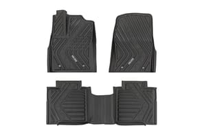 Rough Country Flex-Fit Floor Mats | FR & RR | CrewMax | Toyota Tundra 2WD/4WD (2022-2026)