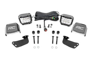 LED Lighting - LED Light Kit | Front Mount | 3" Chrome Pair | Wide Angle | Segway 570 F