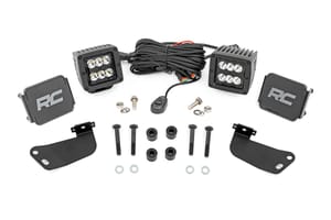LED Lighting - LED Light Kit | Front Mount | 2" Black Pair | Segway 570 F