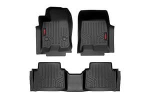Rough Country Floor Mats | FR & RR | Crew | Chevy/GMC Canyon/Colorado 2WD/4WD (2023-2026)