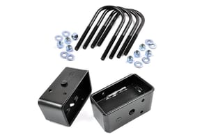 Rough Country 3 Inch Block & U-Bolt Kit | Ford Excursion/F-250 Super Duty/F-350 Super Duty