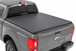Rough Country Soft Tri-Fold Bed Cover | 5' Bed | Ford Ranger 2WD/4WD (2019-2023)