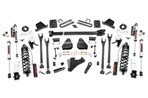 Rough Country 6 Inch Lift Kit | 4-Link | No OVLD | D/S | C/O Vertex | Ford F-250/F-350 Super Duty (17-22)