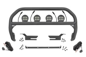 Rough Country Nudge Bar | 3.5 Inch Round Led (x4) | Ford Bronco 4WD (2021-2026)