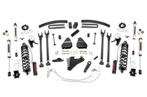 Rough Country 6 Inch Lift Kit | Gas | 4 Link | C/O V2 | Ford F-250/F-350 Super Duty (08-10)