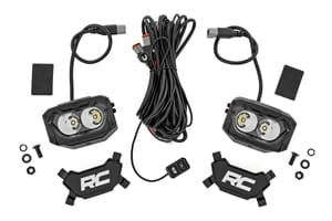 Rough Country 5 Inch Light Pods | White/Amber DRL | Spot | Pair
