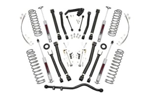 Rough Country 4 Inch Lift Kit | X-Series | Jeep Wrangler Unlimited 2WD/4WD (2007-2018)