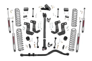 Rough Country 3.5 Inch Lift Kit | C/A Drop | FR D/S | Jeep Wrangler Unlimited 4WD (24-26)
