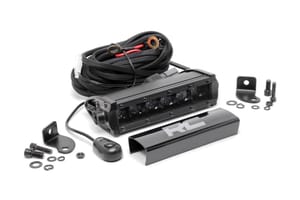Rough Country 6 Inch Black Series LED Light Bar | Single Row