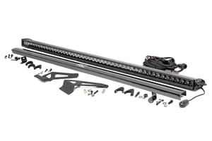 Rough Country LED Light | Windhshield | 50" Blk Single Row | Can-Am Defender HD 5/HD 8/HD 9/HD 10